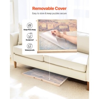 VEVOR Φορητή Ξύλινη Επιφάνεια Παζλ 2000 Κομματιών με Συρτάρια 102x7... VEVOR Φορητή Ξύλινη Επιφάνεια Παζλ 2000 Κομματιών με Συρτάρια 102x7...