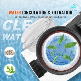 Αντλία Πισίνας VEVOR 1.5 HP Διπλής Ταχύτητας για Υπέργειες Πισίνες ...