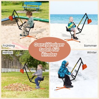 Costway Περιστρεφόμενος Μεταλλικός Εκσκαφέας για Παιδιά, 360° Κάθι... Costway Περιστρεφόμενος Μεταλλικός Εκσκαφέας για Παιδιά, 360° Κάθι...