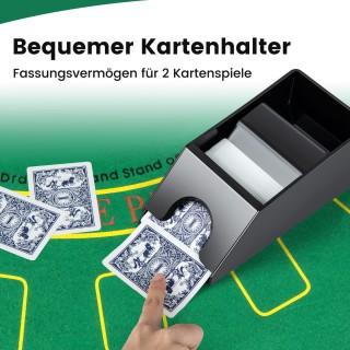 Costway Σετ Πόκερ 300 Μάρκες με Αξεσουάρ και Κάρτες UY10099BK