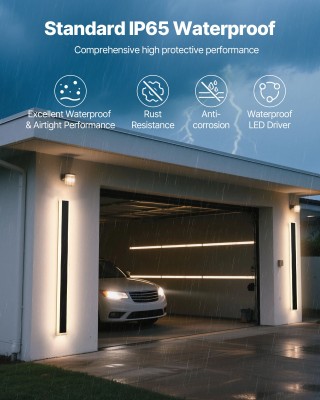 VEVOR Εξωτερικό Φωτιστικό Τοίχου 1200 mm με Ρυθμιζόμενη Θερμοκρασία... VEVOR Εξωτερικό Φωτιστικό Τοίχου 1200 mm με Ρυθμιζόμενη Θερμοκρασία...