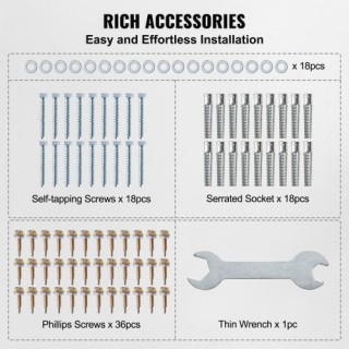 VEVOR Βάσεις Στύλων 4τμχ, Μαύρες για Ξύλινα Στύλους 91x91mm  QBLZDZ...