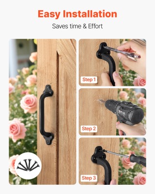 VEVOR Χερούλι Ρουστίκ 9 για Πόρτα Στάβλου ή Κήπου DKXZLMBS9INCU5LTZ... VEVOR Χερούλι Ρουστίκ 9 για Πόρτα Στάβλου ή Κήπου DKXZLMBS9INCU5LTZ...