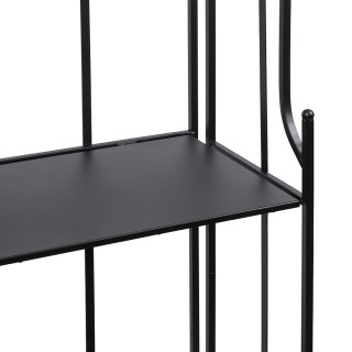 Galileo Εξωτερική Ραφιέρα 60 x 27 x 160 cm με 4 Ράφια σε Σφυρήλατο ...