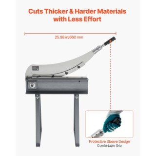 VEVOR Χειροκίνητο Υδραυλικό Ψαλίδι Γκιλοτίνα 500mm για Μεταλλικά Φύ...