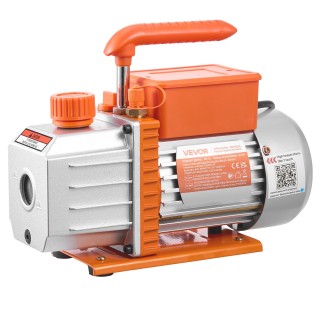VEVOR Σετ Κενού & Μανομέτρου HVAC, 4.5 CFM, 127 L/min, Μονοβάθμια Π...