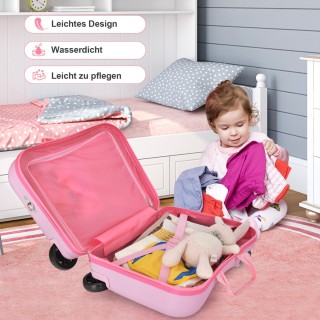 Costway  Σετ Βαλίτσας για Παιδιά με Σχέδιο Μέλισσα - Πολυλειτουργικ...