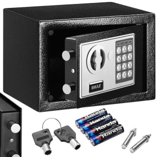 BAKAJI Ψηφιακός Ηλεκτρονικός Τοίχος Χρηματοκιβώτιο 23x17x17cm Ασφάλ...