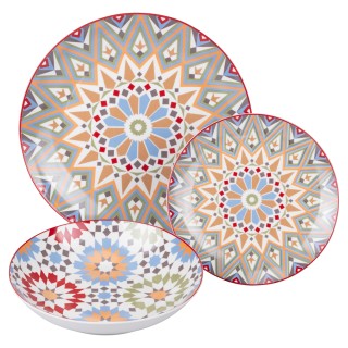 Villa dEste Home Σετ Πιάτων 18 Τεμαχίων από Πορσελάνη με 3 Διαφορετ... Villa dEste Home Σετ Πιάτων 18 Τεμαχίων από Πορσελάνη με 3 Διαφορετ...