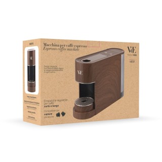 Villa DEste Καφετιέρα εσπρέσο κάψουλας 1400 W με επίδραση ξύλου 59... Villa DEste Καφετιέρα εσπρέσο κάψουλας 1400 W με επίδραση ξύλου 59...