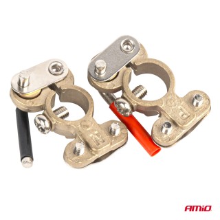 AMiO Τερματικά μπαταρίας από ορείχαλκο 2 τεμ. 600A ,03846 AMiO Τερματικά μπαταρίας από ορείχαλκο 2 τεμ. 600A ,03846
