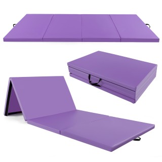 Costway Πτυσσόμενο Στρώμα Γυμναστικής 300 x 117 x 5 cm με Επένδυση ...
