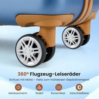 Costway 3-Τεμάχια Σετ Βαλίτσας από Σκληρό Κέλυφος με Κλείδωμα TSA, ... Costway 3-Τεμάχια Σετ Βαλίτσας από Σκληρό Κέλυφος με Κλείδωμα TSA, ...