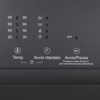 Kooper Πλυντήριο ρούχων 6 κιλών slim, 11 αυτόματα προγράμματα, 1200...