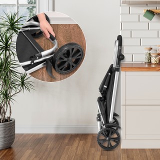 BAKAJI Πτυσσόμενο Καρότσι Αγορών 56L Μαύρο, Θερμική Τσάντα Τρόλεϊ μ... BAKAJI Πτυσσόμενο Καρότσι Αγορών 56L Μαύρο, Θερμική Τσάντα Τρόλεϊ μ...