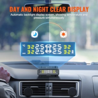 VEVOR Σύστημα Παρακολούθησης Πίεσης Ελαστικών RV με Ηλιακή Τροφοδο... VEVOR Σύστημα Παρακολούθησης Πίεσης Ελαστικών RV με Ηλιακή Τροφοδο...