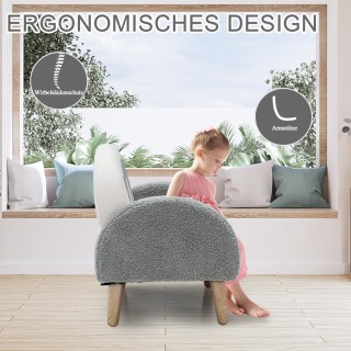 Costway Παιδική Καρέκλα με Σχέδιο Ουράνιο Τόξο και Μαλακό Βελούδιν... Costway Παιδική Καρέκλα με Σχέδιο Ουράνιο Τόξο και Μαλακό Βελούδιν...