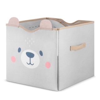 Παιδικό Καλάθι Αποθήκευσης & Χαλάκι Παιχνιδιού Υφασμάτινο 33 × 39 ×...