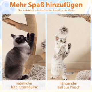 Costway Ονυχοδρόμιο Γάτας με 4 Πλατφόρμες Παιχνίδι & Στύλος από Γιο... Costway Ονυχοδρόμιο Γάτας με 4 Πλατφόρμες Παιχνίδι & Στύλος από Γιο...