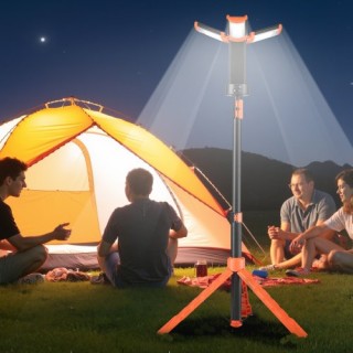 VEVOR LED Φορητό Φωτιστικό Εργασίας με Τρίποδο, 8Ah, 2200 Lumen, 30... VEVOR LED Φορητό Φωτιστικό Εργασίας με Τρίποδο, 8Ah, 2200 Lumen, 30...