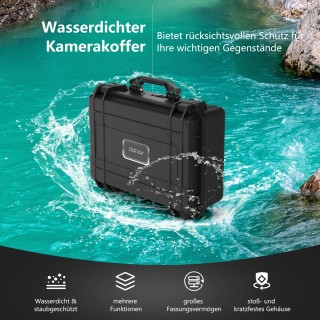 Costway  Πολυχρηστική αδιάβροχη κλειδωμένη θήκη μεταφοράς κάμερας μ...