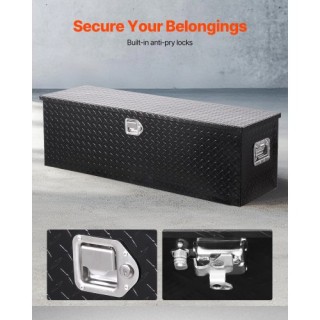 VEVOR Κουτί Εργαλείων Αλουμινίου 49x15x15 για Φορτηγάκι RV Μαύρο LC... VEVOR Κουτί Εργαλείων Αλουμινίου 49x15x15 για Φορτηγάκι RV Μαύρο LC...