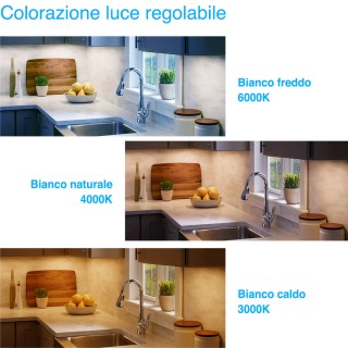 BAKAJI  Λάμπα Φωτιστικό Κάτω από Ντουλάπι 90 εκ. Έπιπλα Κουζίνας Ντ...