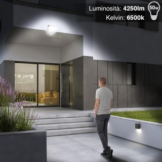 BAKAJI Προβολέας LED Faro 50W Υψηλής Φωτεινότητας 4250lm Εξωτερικό... BAKAJI Προβολέας LED Faro 50W Υψηλής Φωτεινότητας 4250lm Εξωτερικό...