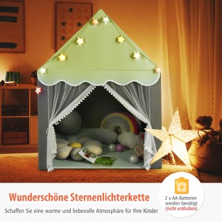 Costway Παιδική Σκηνή Παιχνιδιού με Αστέρια και Δίχτυα για Ασφάλεια...