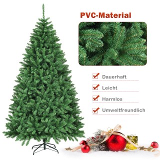 Costway  Τεχνητό Χριστουγεννιάτικο Δέντρο 225 εκ. με 2254 Κλαδιά - ...