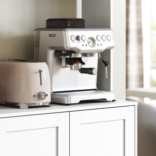 HOMCOM Κινούμενη Ντουλάπα με 4 Ντουλάπια, 2 Ανοιχτά Ράφια και Επιφά... HOMCOM Κινούμενη Ντουλάπα με 4 Ντουλάπια, 2 Ανοιχτά Ράφια και Επιφά...