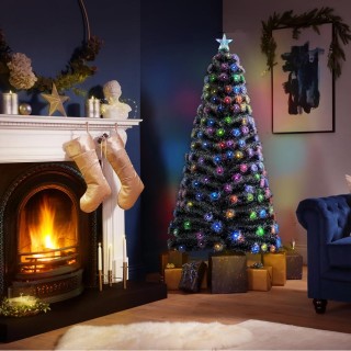 BAKAJI Φωτεινό Χριστουγεννιάτικο Δέντρο 180cm με Πολύχρωμα LED Φωτά... BAKAJI Φωτεινό Χριστουγεννιάτικο Δέντρο 180cm με Πολύχρωμα LED Φωτά...