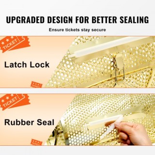 VEVOR Κλήρωσης, 16.1 x Ø12 ιντσών, Χρυσό Κλουβί για 5000 Κλήρους ή ... VEVOR Κλήρωσης, 16.1 x Ø12 ιντσών, Χρυσό Κλουβί για 5000 Κλήρους ή ...