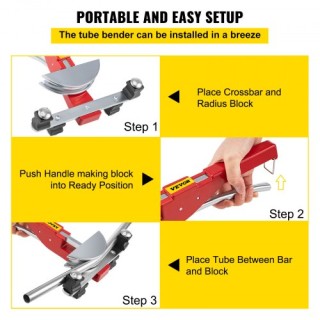 VEVOR Σωληνοκάμπτης Χαλκού HVAC Ψύξης 1/4 έως 7/8 ZHWGQZFXWQ145ERJ1V0 VEVOR Σωληνοκάμπτης Χαλκού HVAC Ψύξης 1/4 έως 7/8 ZHWGQZFXWQ145ERJ1V0