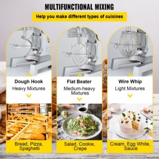 Επαγγελματικό Μίξερ Τροφίμων VEVOR 30L 1100W 220V DDJBJ30LB30B00001V2 Επαγγελματικό Μίξερ Τροφίμων VEVOR 30L 1100W 220V DDJBJ30LB30B00001V2
