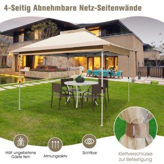 Costway  Φορητή Τέντα Κιόσκι Pop-up με Ανθεκτικό Υλικό και UV Προστ...