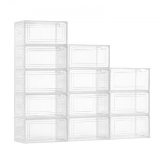 VEVOR Διαφανή Λευκά Στοιβαζόμενα Κουτιά Παπουτσιών (12 τεμάχια) - Μ... VEVOR Διαφανή Λευκά Στοιβαζόμενα Κουτιά Παπουτσιών (12 τεμάχια) - Μ...