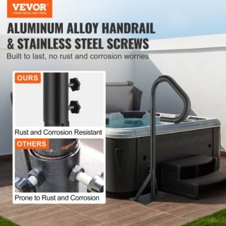 VEVOR Χειρολαβή Υδρομασάζ, Περιστρεφόμενη 360° με Ρυθμιζόμενο Ύψος ... VEVOR Χειρολαβή Υδρομασάζ, Περιστρεφόμενη 360° με Ρυθμιζόμενο Ύψος ...