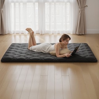 VEVOR Πτυσσόμενο Ιαπωνικό Στρώμα Τατάμι με Σάκο, 9 Επίπεδα, Μαύρο B... VEVOR Πτυσσόμενο Ιαπωνικό Στρώμα Τατάμι με Σάκο, 9 Επίπεδα, Μαύρο B...