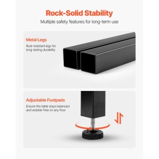 VEVOR Ψηλό Τραπέζι Μπαρ Κουζίνας 99x41x90 εκ. JXBTZJXBTZW3T867K001V0