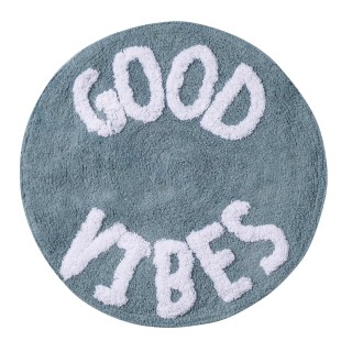 DAS HOME Ταπέτο Φ.60 0680 Γαλάζιο, Λευκό 420760900680 DAS HOME Ταπέτο Φ.60 0680 Γαλάζιο, Λευκό 420760900680