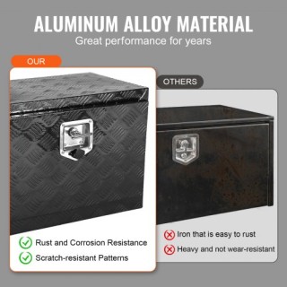 Κουτί Εργαλείων Αλουμινίου VEVOR 24 x 17 x 18 για Φορτηγά & Τρέιλερ...