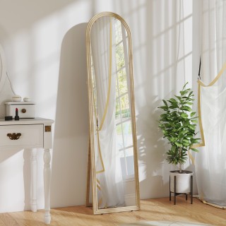 HOMCOM Καθρέφτης Δαπέδου και Τοίχου Πλήρους Σώματος με Καβαλέτο, Εφ... HOMCOM Καθρέφτης Δαπέδου και Τοίχου Πλήρους Σώματος με Καβαλέτο, Εφ...