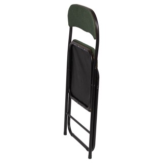 Galileo Πτυσσόμενη Καρέκλα Εξοικονόμησης Χώρου με Πράσινη Υφή Τέντι...