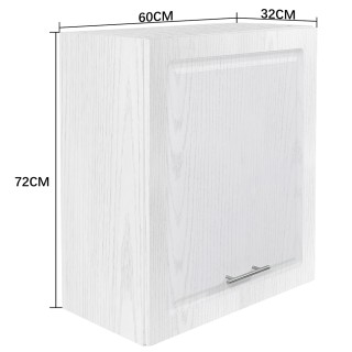 Shally Dogan Ντουλάπι Κουζίνας Κρεμαστός Τοίχου Μονή Πόρτα Ξύλινη Ε...