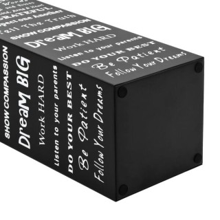 vidaXL Ομπρελοθήκη με Γνωμικά Μαύρη Ατσάλινη 246795 vidaXL Ομπρελοθήκη με Γνωμικά Μαύρη Ατσάλινη 246795