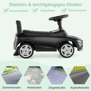 Costway  Παιδικό όχημα Mercedes-Benz με τιμόνι & αποθηκευτικό χώρο,...