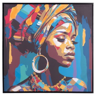 Galileo Τελα με κορνίζα 60x60 εκ Ethnic Sibilla 5920433 Τυχαία Επιλ...