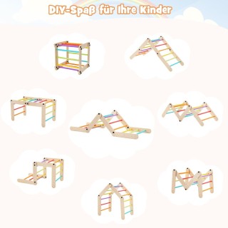 Costway Σετ Αναρρίχησης Εσωτερικού Χώρου 5-σε-1 για Παιδιά TS10106CL Costway Σετ Αναρρίχησης Εσωτερικού Χώρου 5-σε-1 για Παιδιά TS10106CL