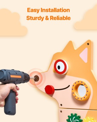 Πίνακας Δραστηριοτήτων Τοίχου Puppy με 12 Δραστηριότητες – Montesso...